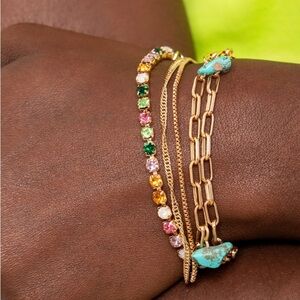 Solid Shimmer - Multi Bracelet